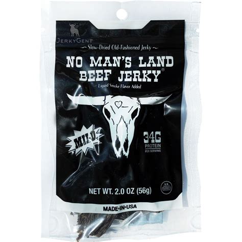 No mans land beef jerky - Add to cart. 🔥 Only 3 left in stock! No Man's Land Fajita Lime Old-Fashioned Beef Jerky is an exciting twist on a classic snack. Made with premium, all-natural beef and a subtle lime flavor, this jerky is sure to be a favorite. With 3 oz in each pack, you'll have an excellent source of protein to enjoy every time. Earn 55 Beef Bucks.